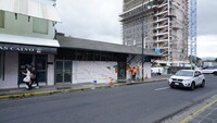 Intervención a edificio anexo.  Mural "Catarsis circundante" Tu ciudad tu lienzo