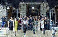 Develación del emblema del Escudo Azul al Teatro Nacional por parte de la Organización de las Naciones Unidas para la Educación, la Ciencia y la Cultura 2023