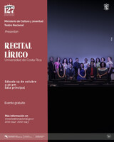 127 Aniversario Teatro Nacional. Recital Lírico Universidad de Costa Rica