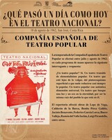 Cápsulas históricas 2022. "La temporada de la Compañía Española de Teatro Popular"