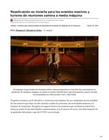 Expedientes de reportajes y notas de prensa generales del Teatro Nacional 2021