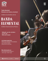 127 Aniversario Teatro Nacional. Banda Elemental del Instituto Nacional de la Música