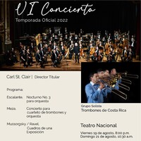 VI Concierto de la Orquesta Sinfónica Nacional