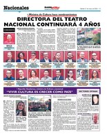 Expedientes de reportajes y notas de prensa generales del Teatro Nacional 2022