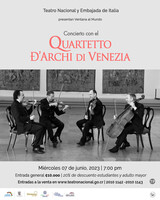 Concierto del Quartetto D’Archi di Venezia 2023