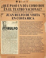 Cápsulas históricas 2022. Conferencia del escritor mexicano Juan Rulfo