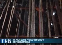 Construcción de Tramoya metálica del Teatro Nacional 2021