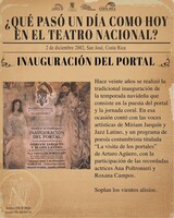 Cápsulas históricas 2022. "Inauguración de la temporada navideña, Portal y la jornada coral"