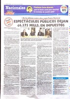 Expedientes de reportajes y notas de prensa generales del Teatro Nacional 2022