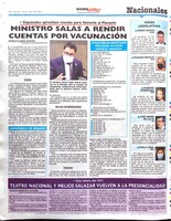 Expedientes de reportajes y notas de prensa generales del Teatro Nacional 2021