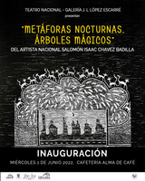 Exposiciones en la Galería José Luis López Escarré 2022. Inauguración de exposición, Metáforas nocturnas árboles mágicos